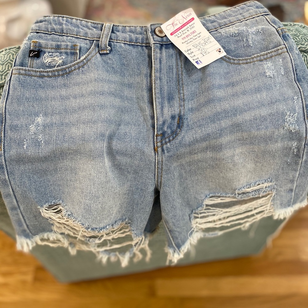 High Waisted Boutique Brand Denim Shorts